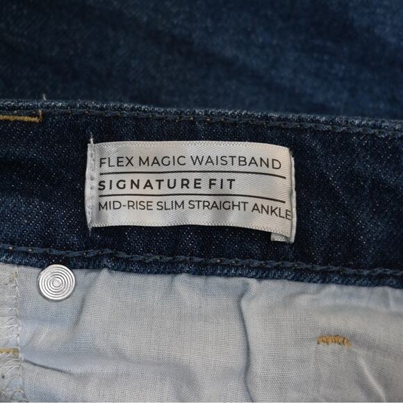 Lane Bryant Womens 24 Plus Signature Fit Slim Straight Ankle Jean - Picture 10 of 12